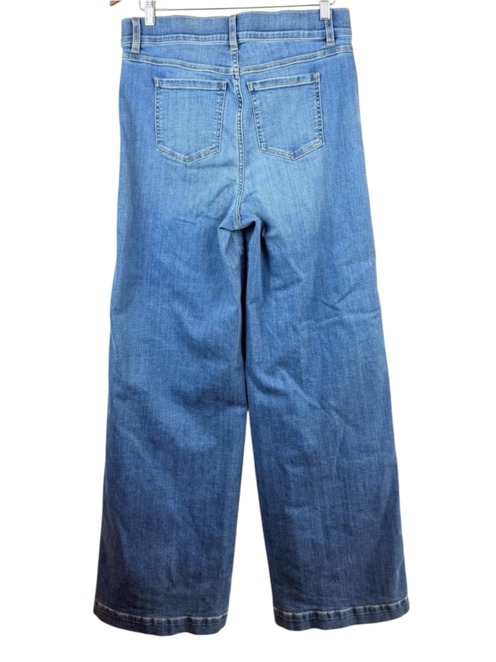 Spanx Wide Leg Jeans  High Rise Shaping‎ Denim L - Picture 5 of 9